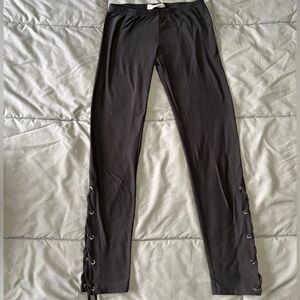 Hippie Rose black lace up legging